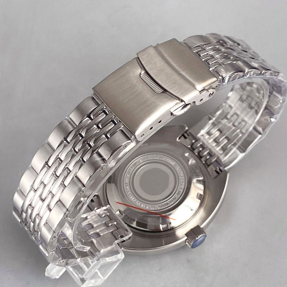 42mm Mod Steel Bezel Diver Sapphire 20ATM Watch Cases For NH35 NH36 ETA2824 Move