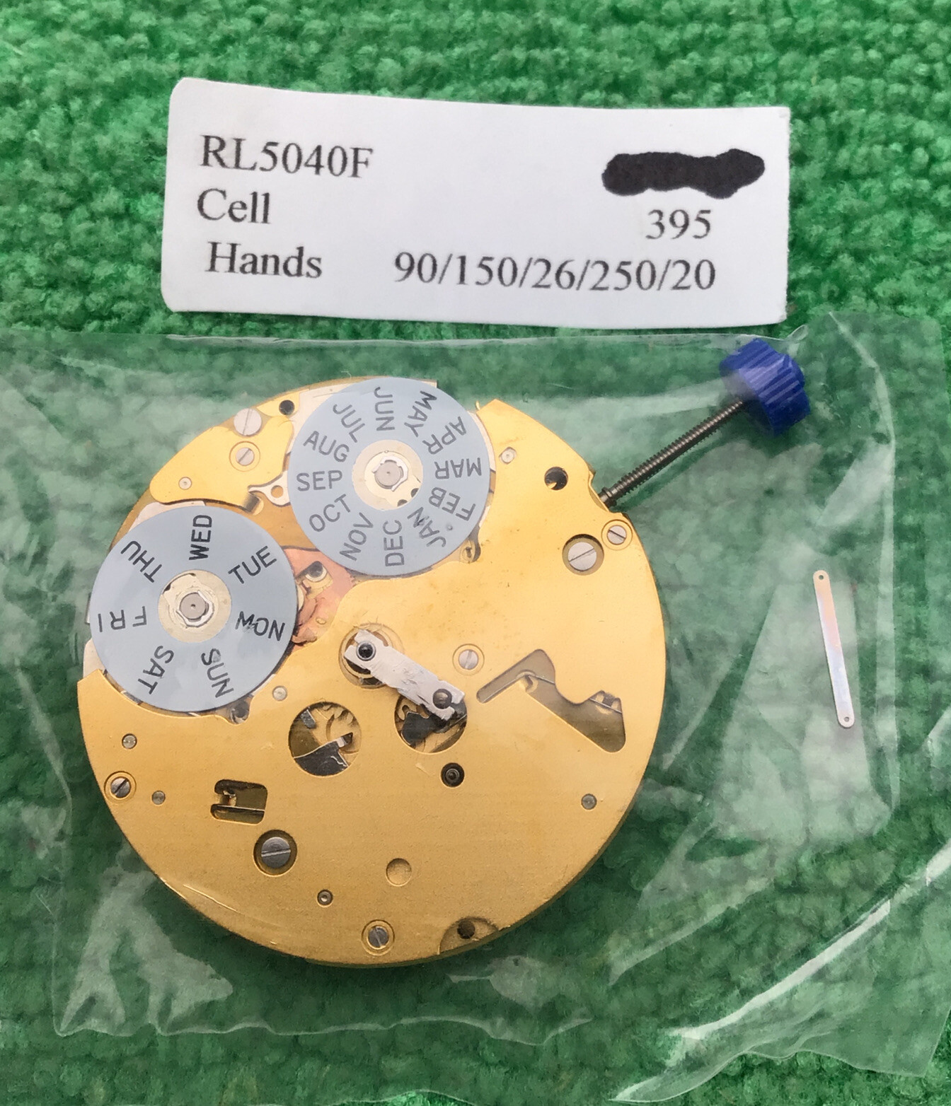 Ronda RL 5040F 5040.F Quartz Watch Movement Swiss R9, NOS
