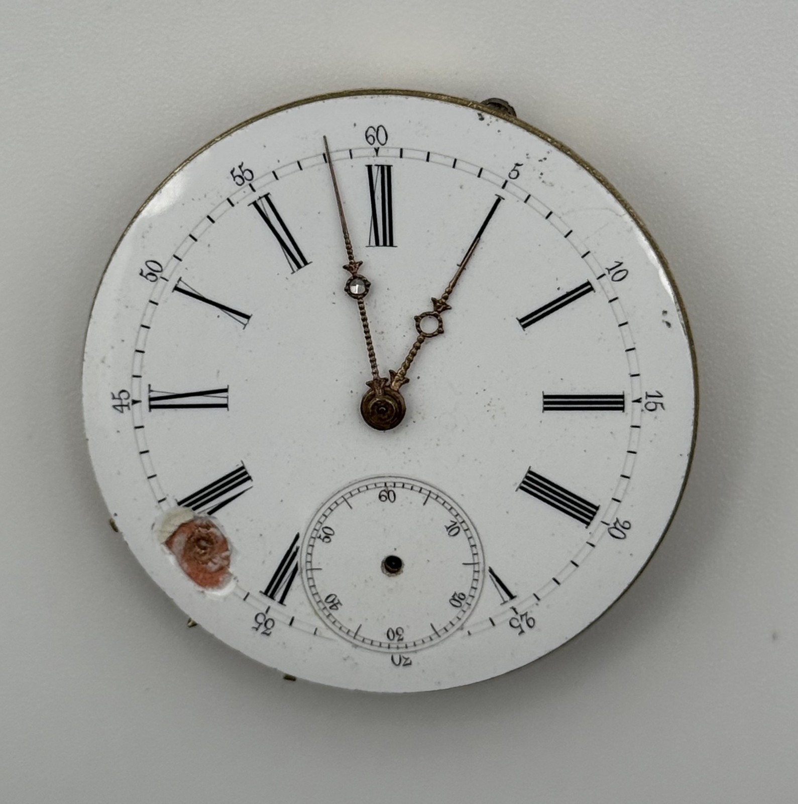Louis-Ulysse Chopard Pocket Watch Movement – Patent 3845 – From 1891 – For Parts