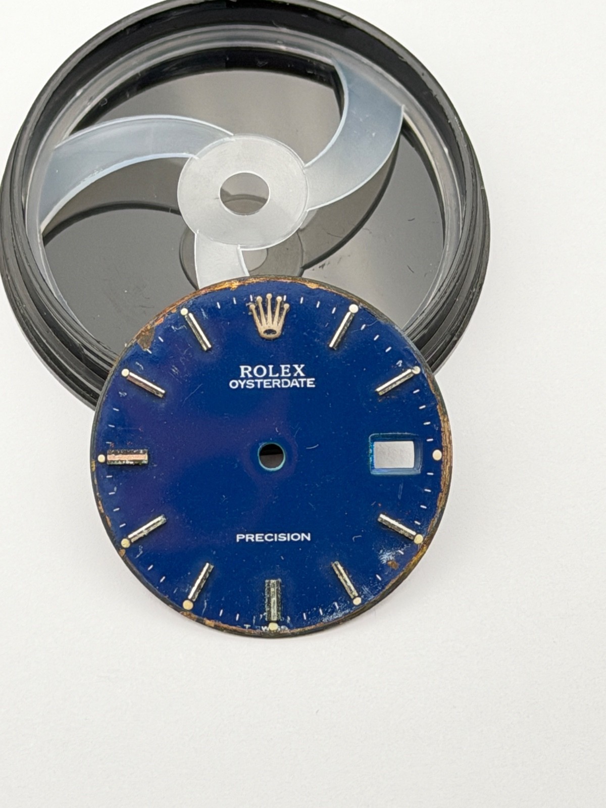 rolex 6694 blue dial precision dial oyster date
