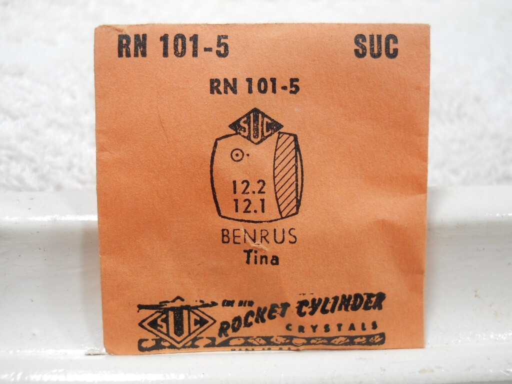 SUC RN101-5 Watch Crystal Fit Benrus Tina – 12.2 x 12.1 mm Replacement / Repair