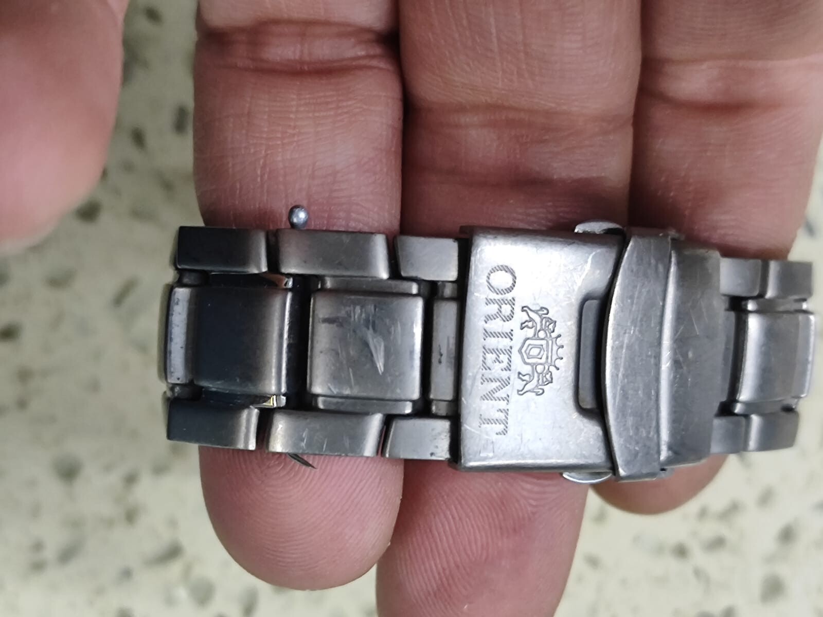 Orient Orient TD08-C TITANIUM Chronograph 100m Diver Working Used