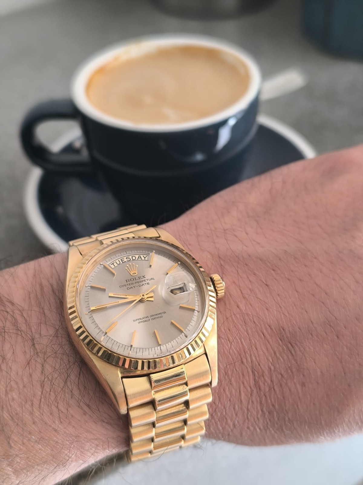 Rolex Daydate 36mm Pie Pan dial Ref 1803 part (DIAL only)