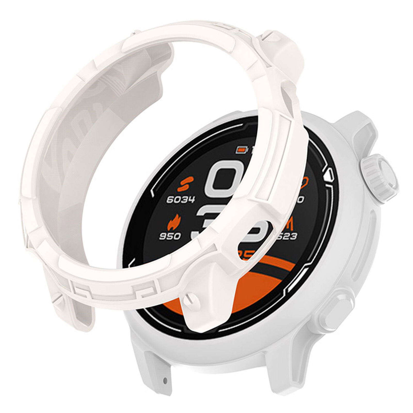 Watch Case Half-Pack TPU Soft Rubber Case Watch Protective for COROS PACE2 Parts