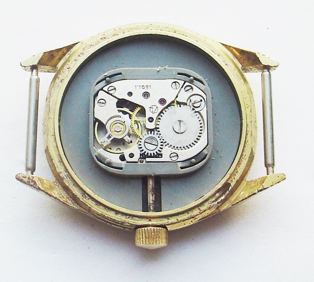 Vintage Mens watch Luch Belarus (USSR) Black Dial