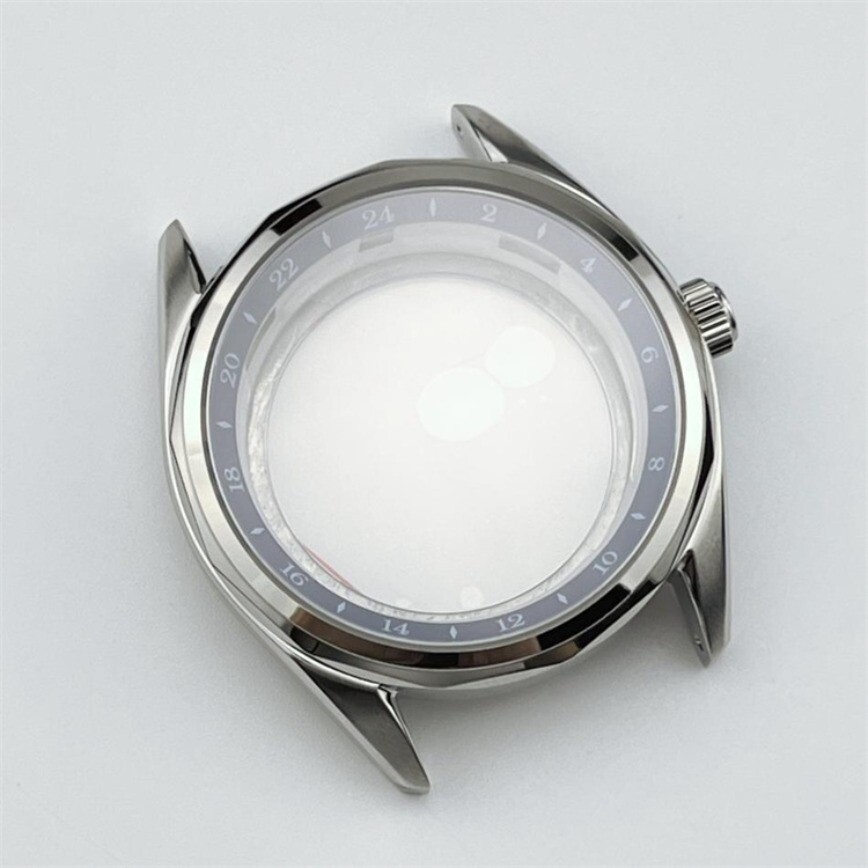 39mm NH35 Case 316L Steel Sapphire Glass Fit NH35/36/4R35/4R36 Movements