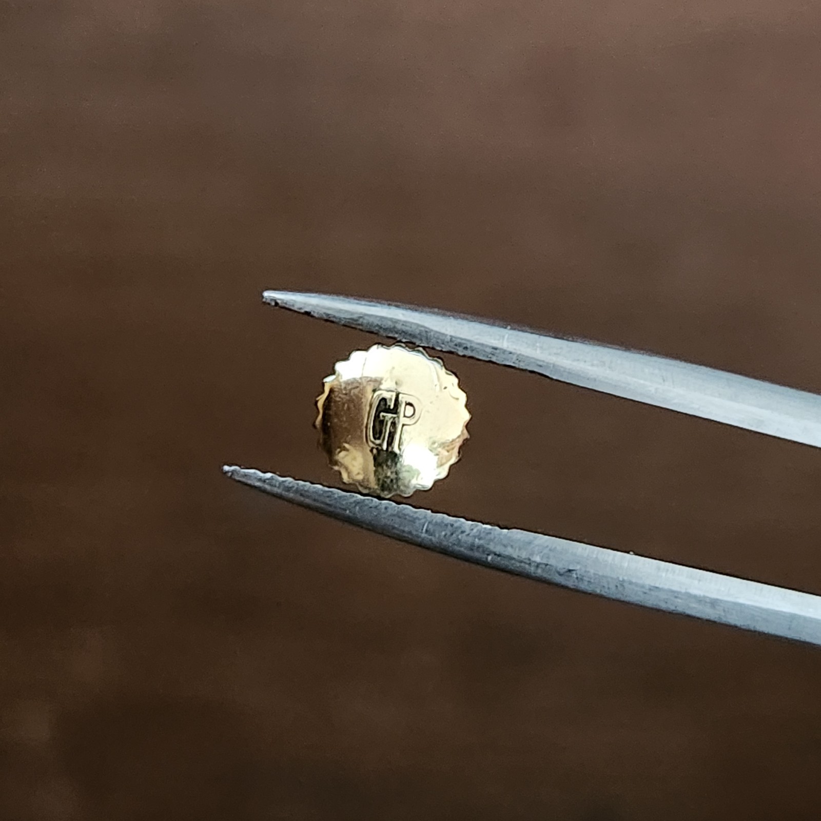 Vinatge Girard Perregaux Watch Crown Tap 10 Approx. 5mm Gold Tone