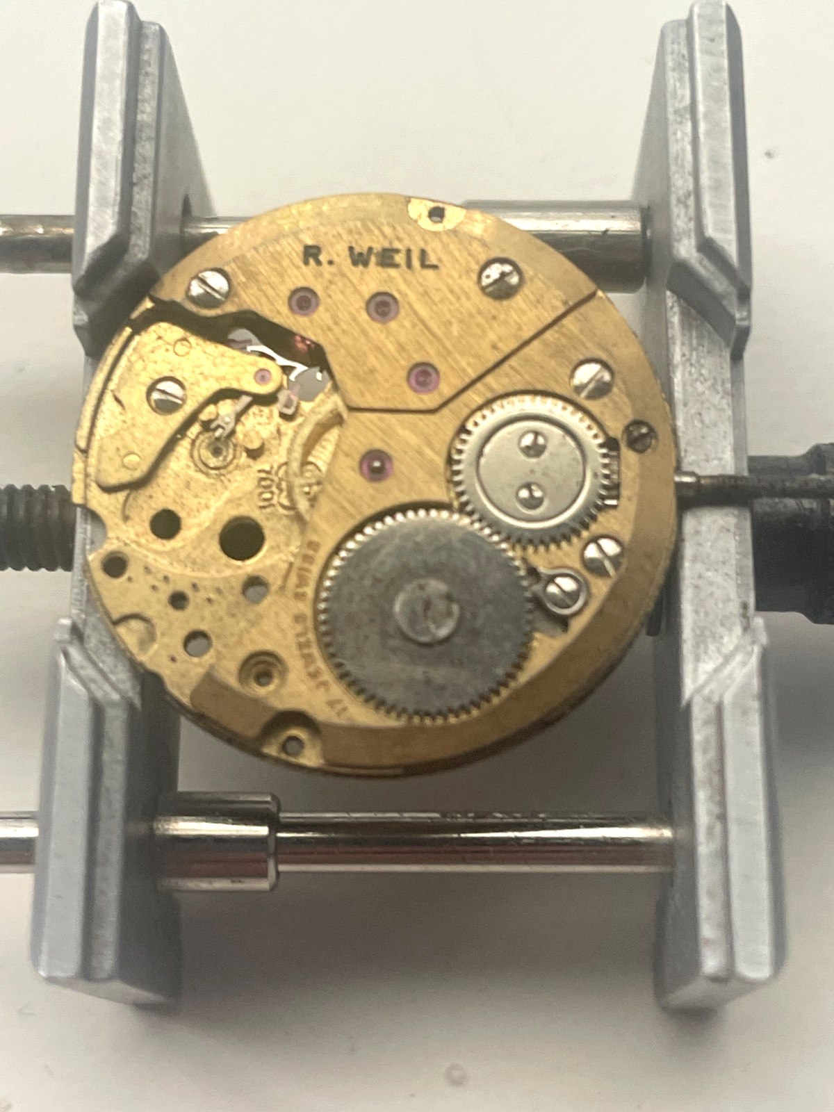 Raymond Weil Peseux 7001 Movement for Repair Parts 23mm