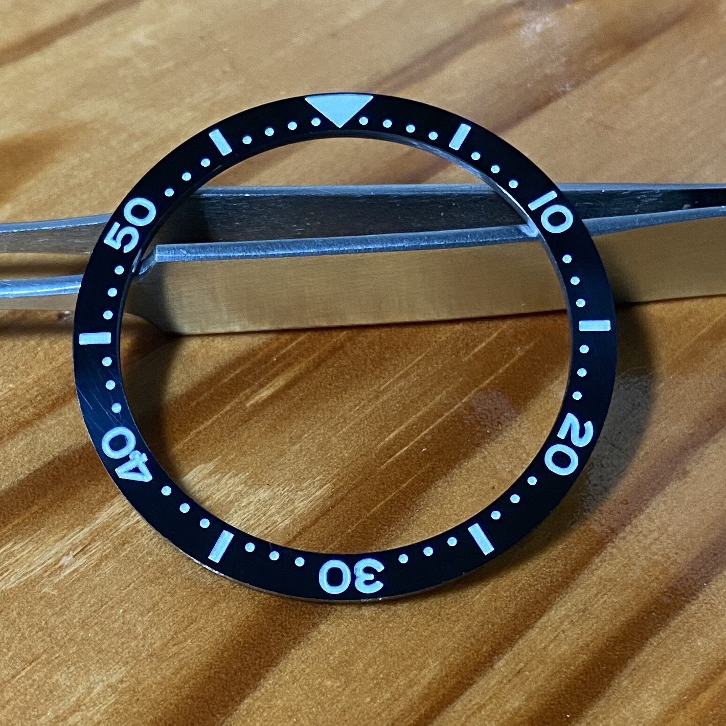 Ceramic SKX Style Flat Bezel Insert Black for Seiko SKX007 SRPD ~ US Seller