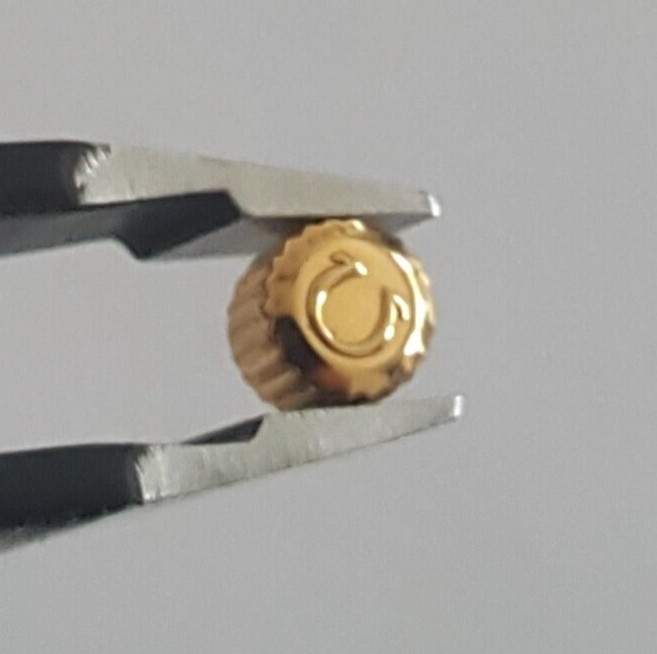 Omega Crown, Gilt, Water Resistant Part Number 42050
