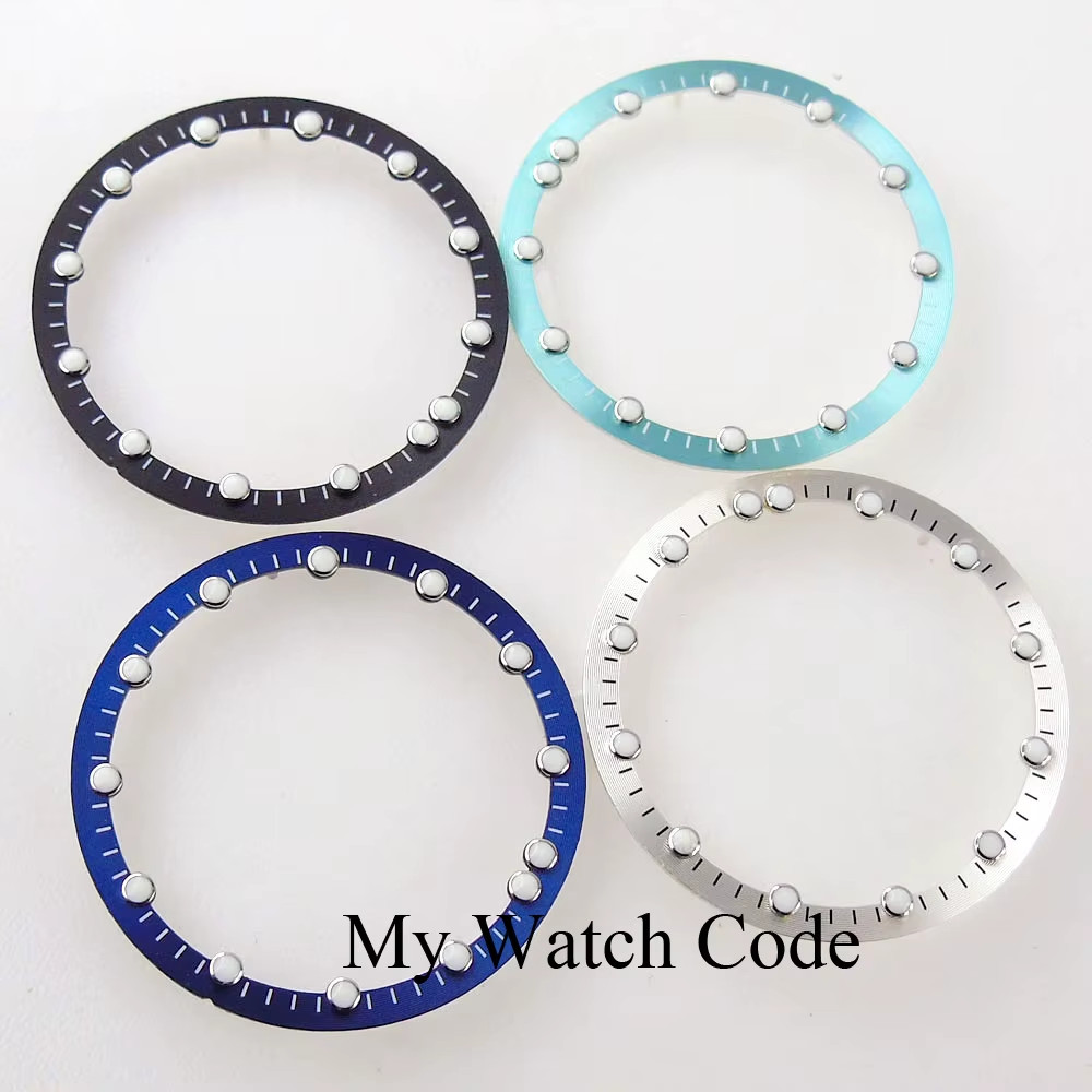 28.5Mm*24.5Mm Watch Dial Circle Plate for NH70 NH72 Skeleton Movement Hollow Dia