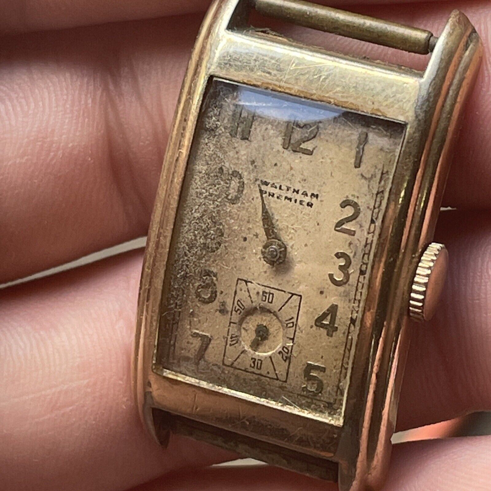 VTG Waltham Watch Co. Premier Watch Face With Movement