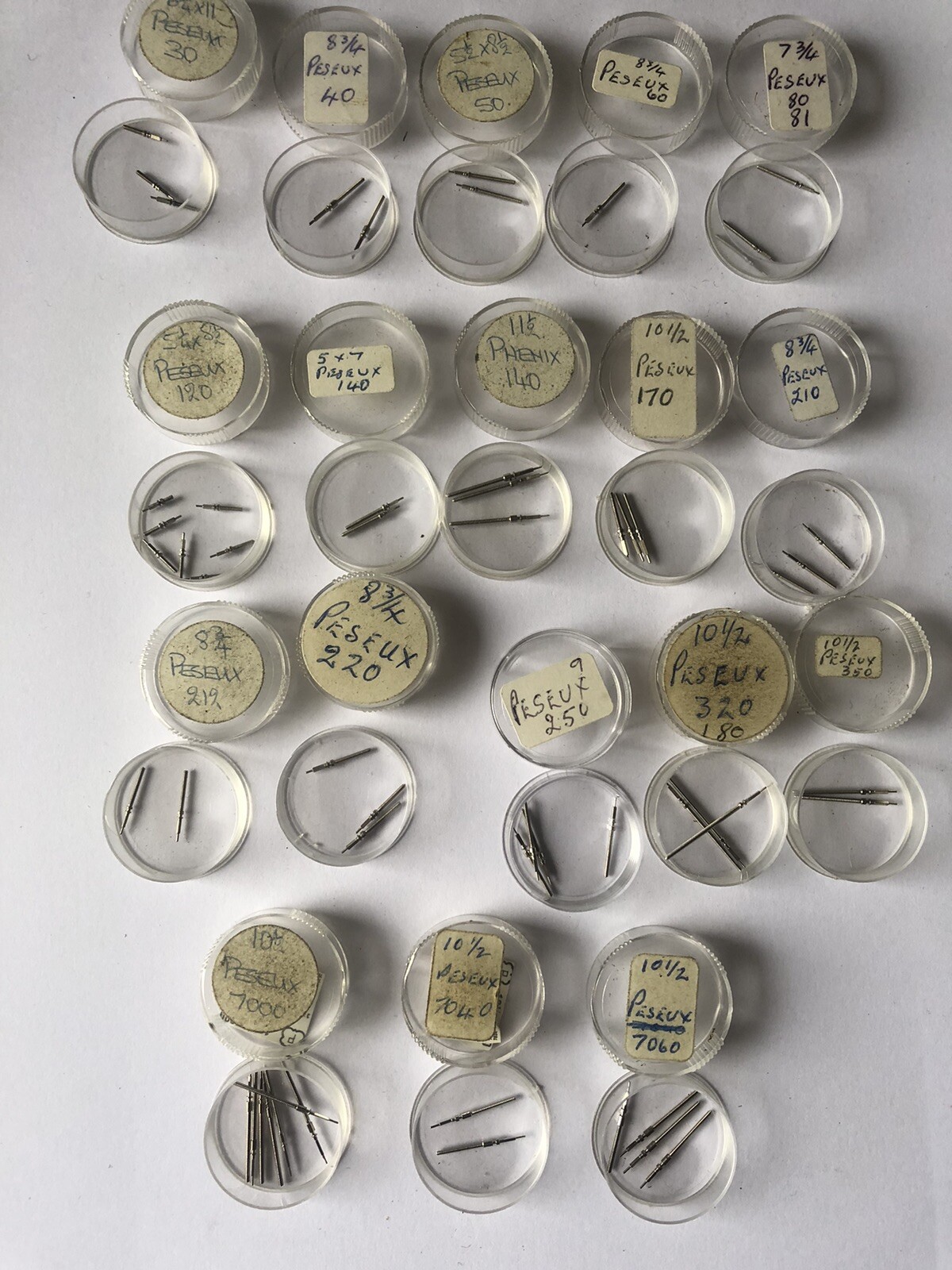 EB,Lanco,Movado,MST,Oris,Peseux,Poljot,PUW,Unitas +Vintage Watch Stems (NOS).