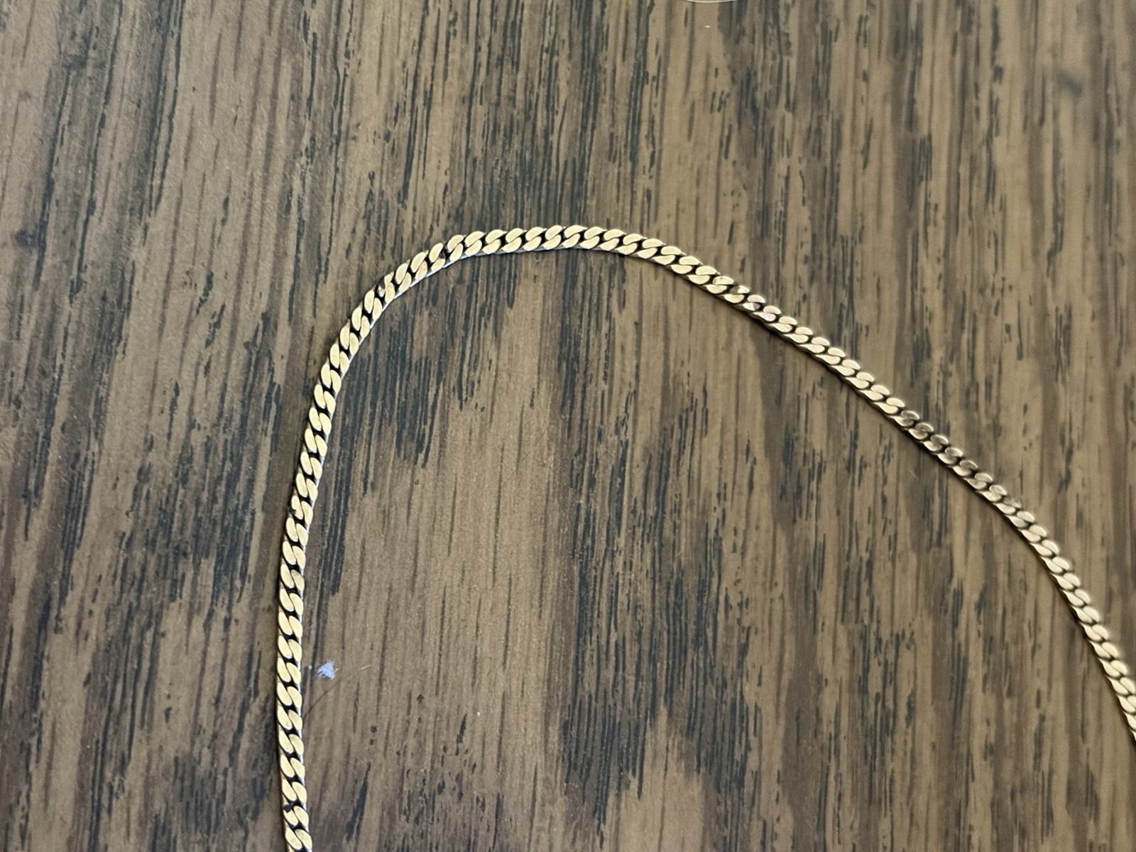 Vintage Bates & Bacon Gold Tone (Gold Filled?) Pocket Watch Chain Signed 13”