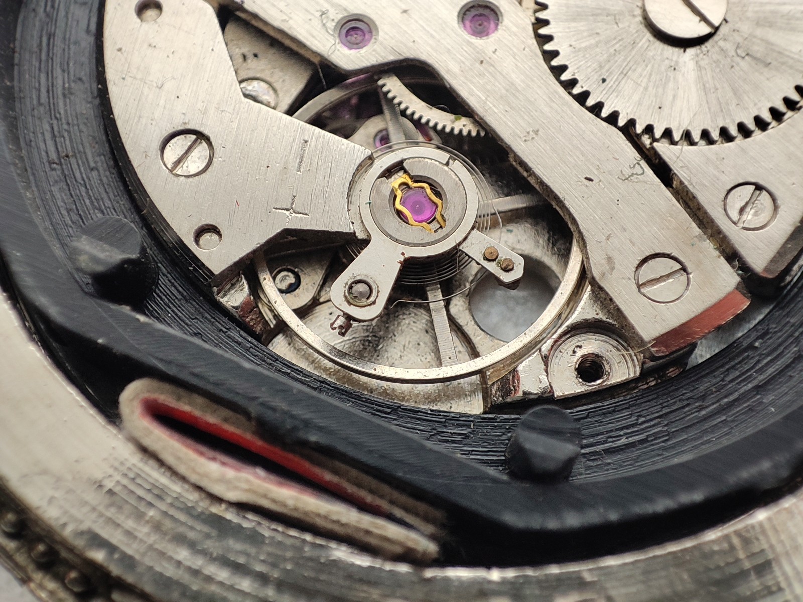 Rugby pocket Watch quasar – 46.5 mm – for parts and spares