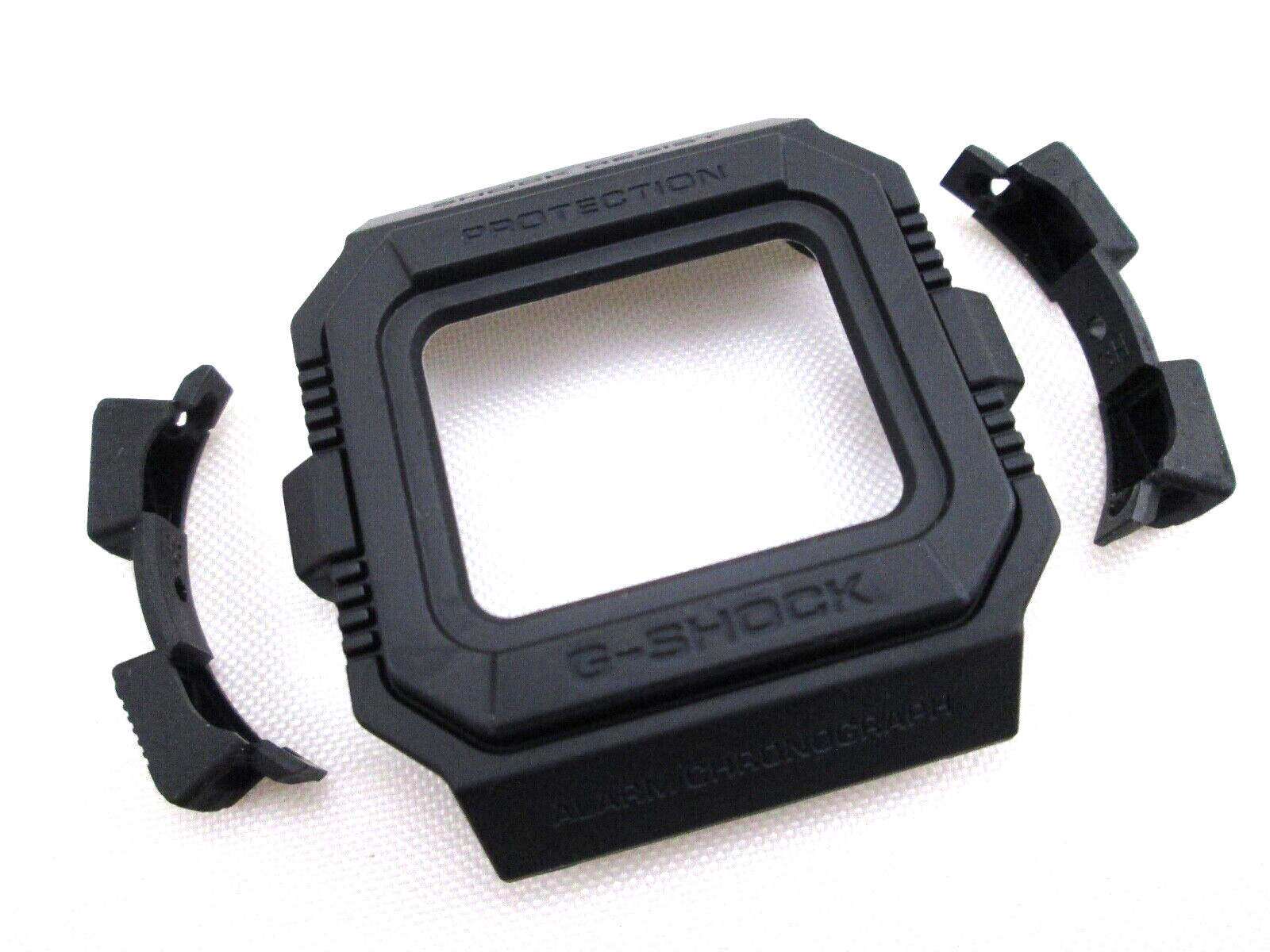 Casio G-Shock watch GW-5500-1A GW-5510-1B three piece bezel case cover black