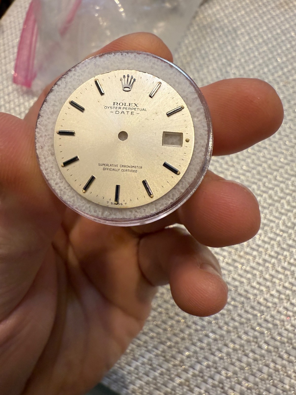 Rolex 1500 1501 34mm Oyster Perpetual Date Watch Dial 1570 Movement