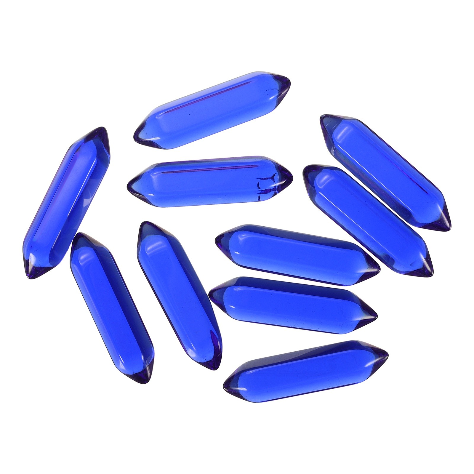 10 Pack Blue Quartz Crystals, Polished Crystals Bulk