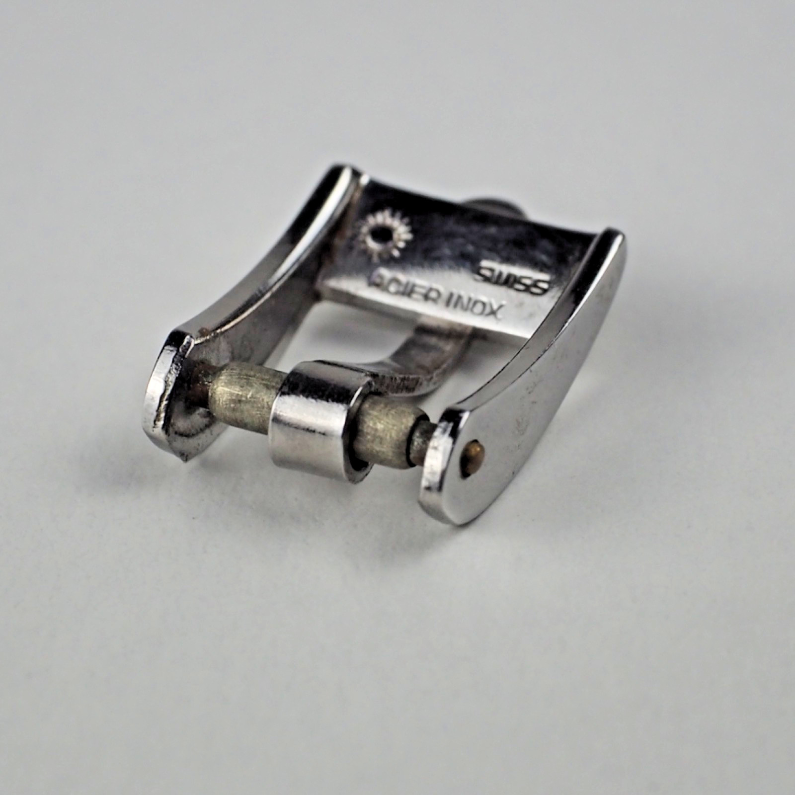 Vintage OMEGA 8mm Steel Buckle for Ladies Vintage Watch Strap – Genuine