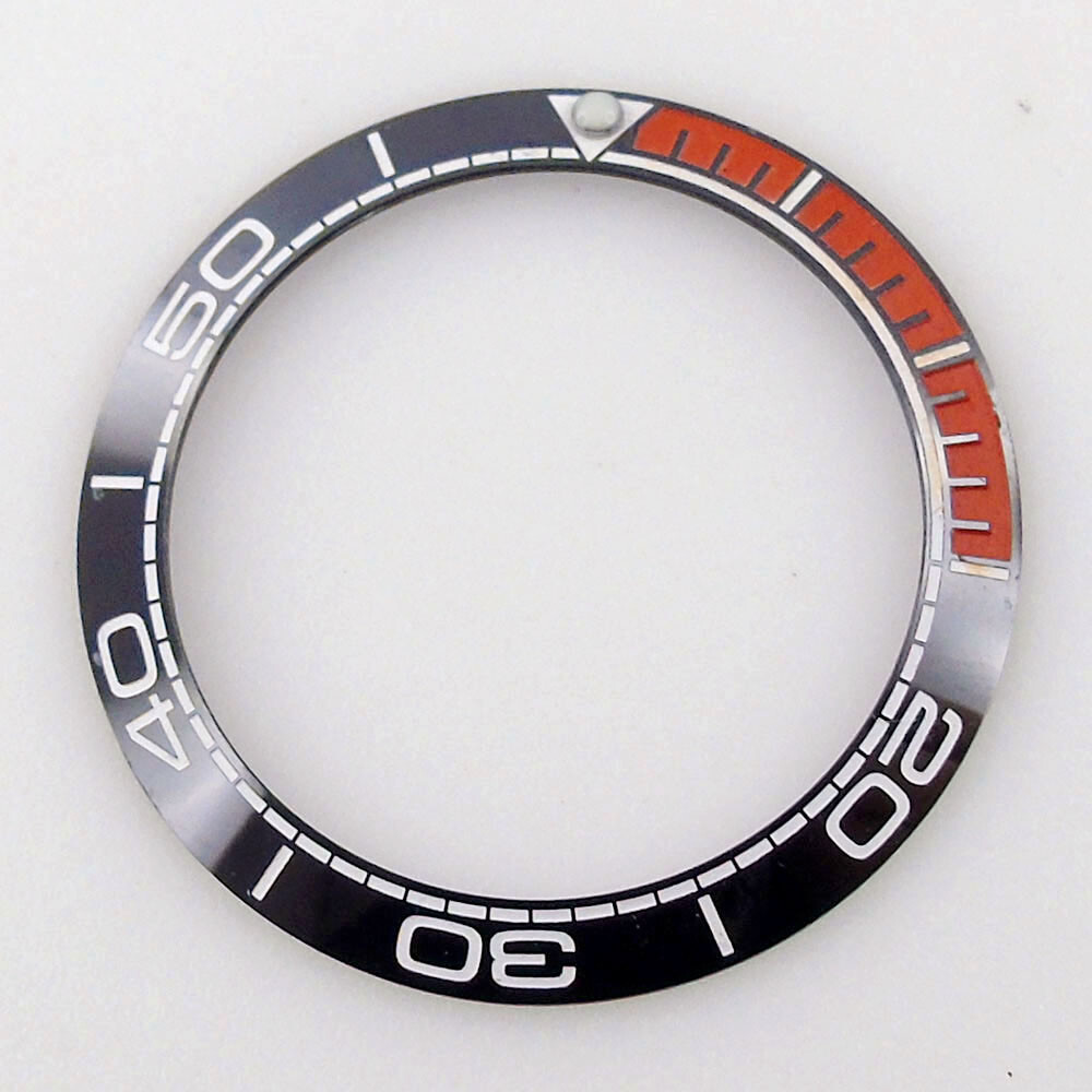 High Quality Parts 39.8mm*31.6mm Bezel Insert Fit 43mm SEA Men Watch Accessories