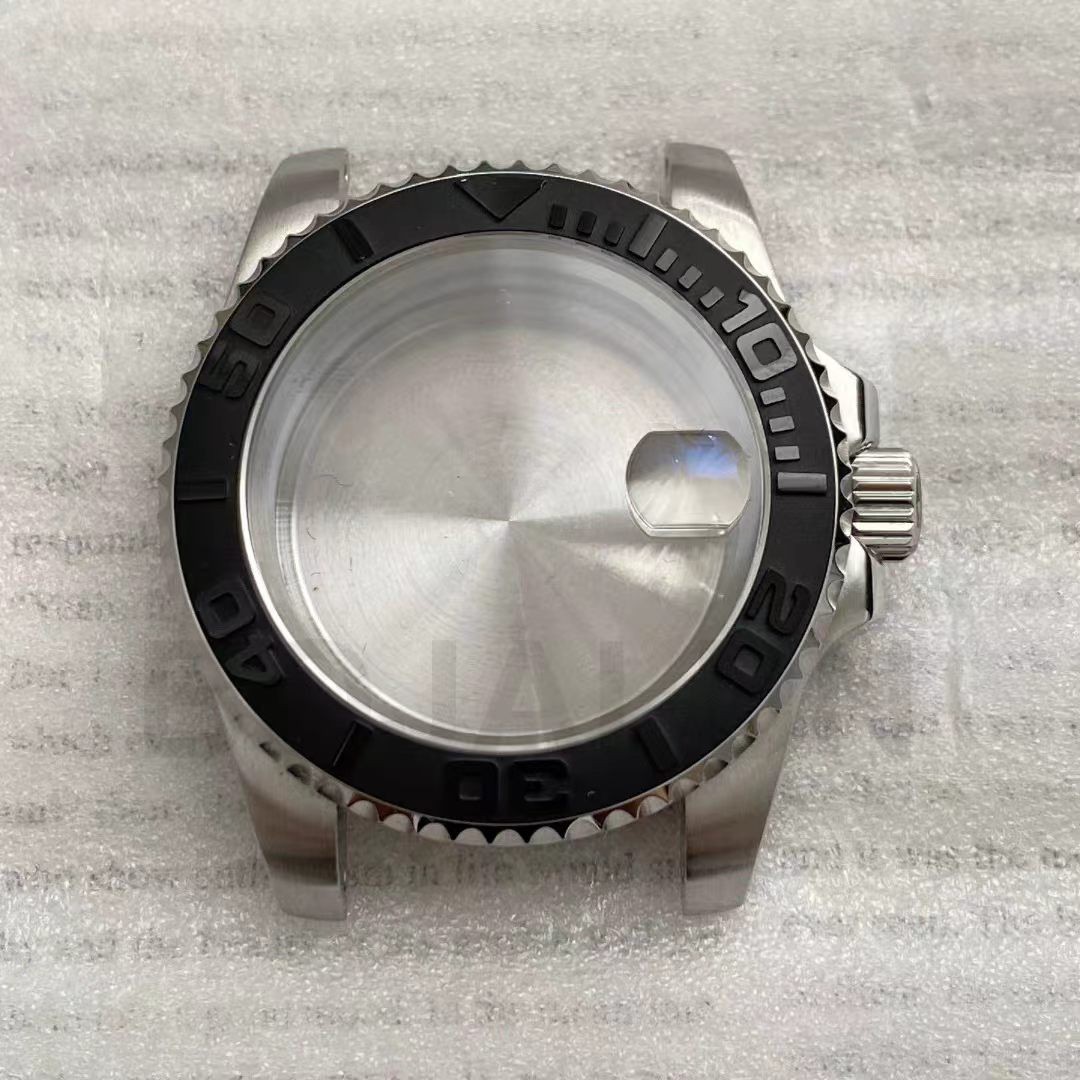 20ATM Silver 40mm Sapphire Glass Modified Watch Case fit NH34 NH35 NH36 Movement