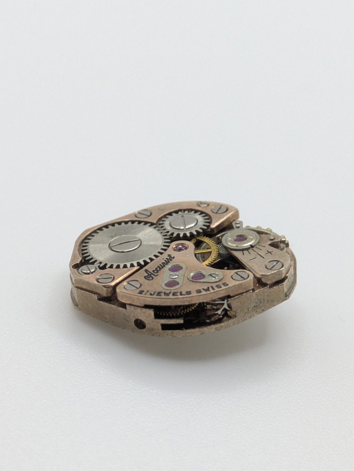 Accurist FHF 60 Manual Wind Watch Movement UNTESTED 21 Jewels Swiss 15.3mm