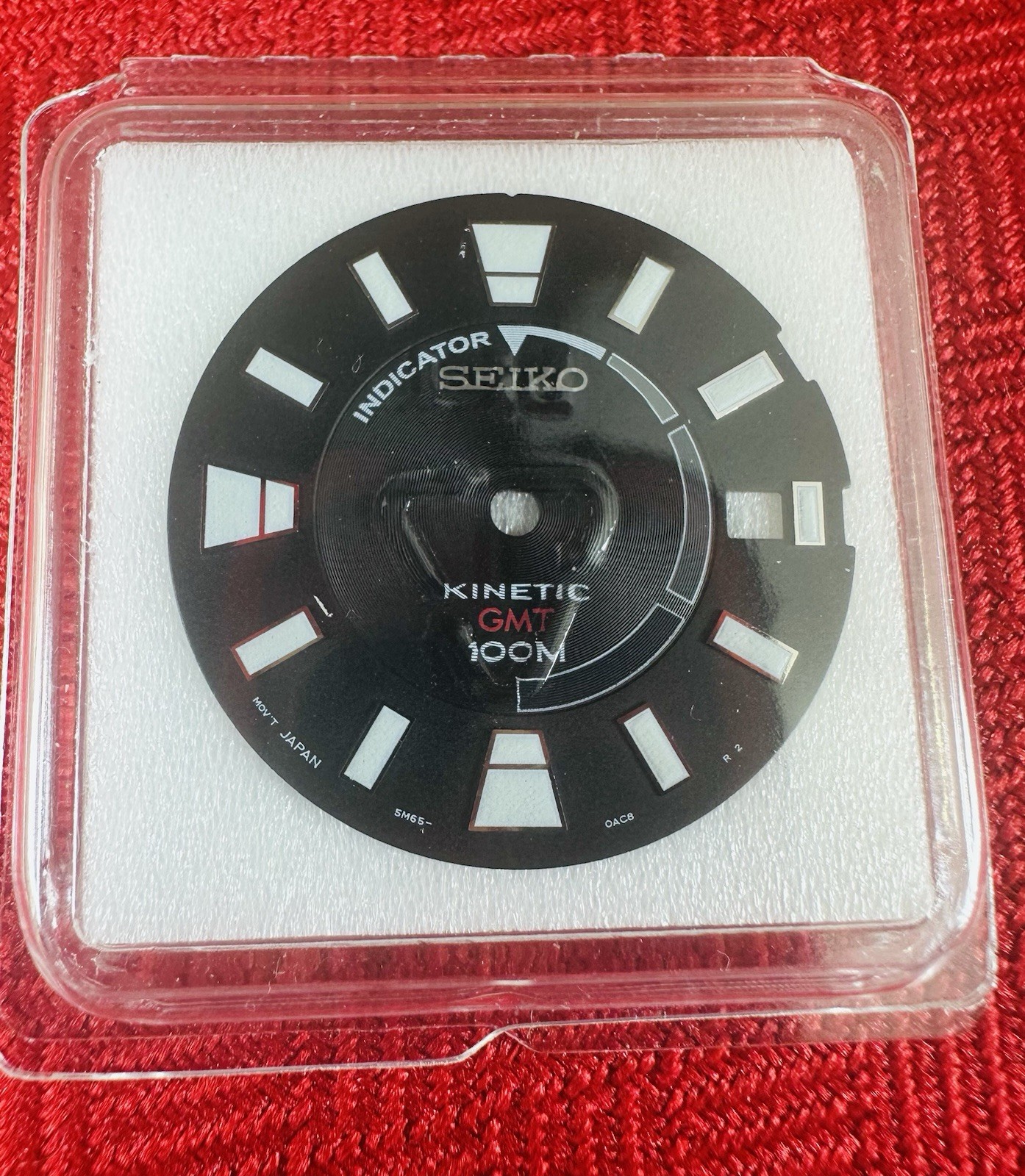 5M650AC8XB13 Genuine Dial SEIKO SUN005 SUN007 5M65-0AB0 KINETIC GMT 100M