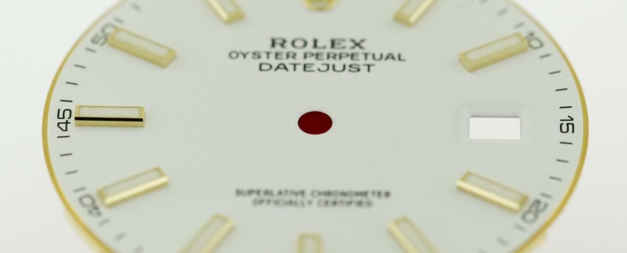 Original Men’s Rolex Datejust 41mm 126333 126303 Gloss White Stick Dial 2/T #P9