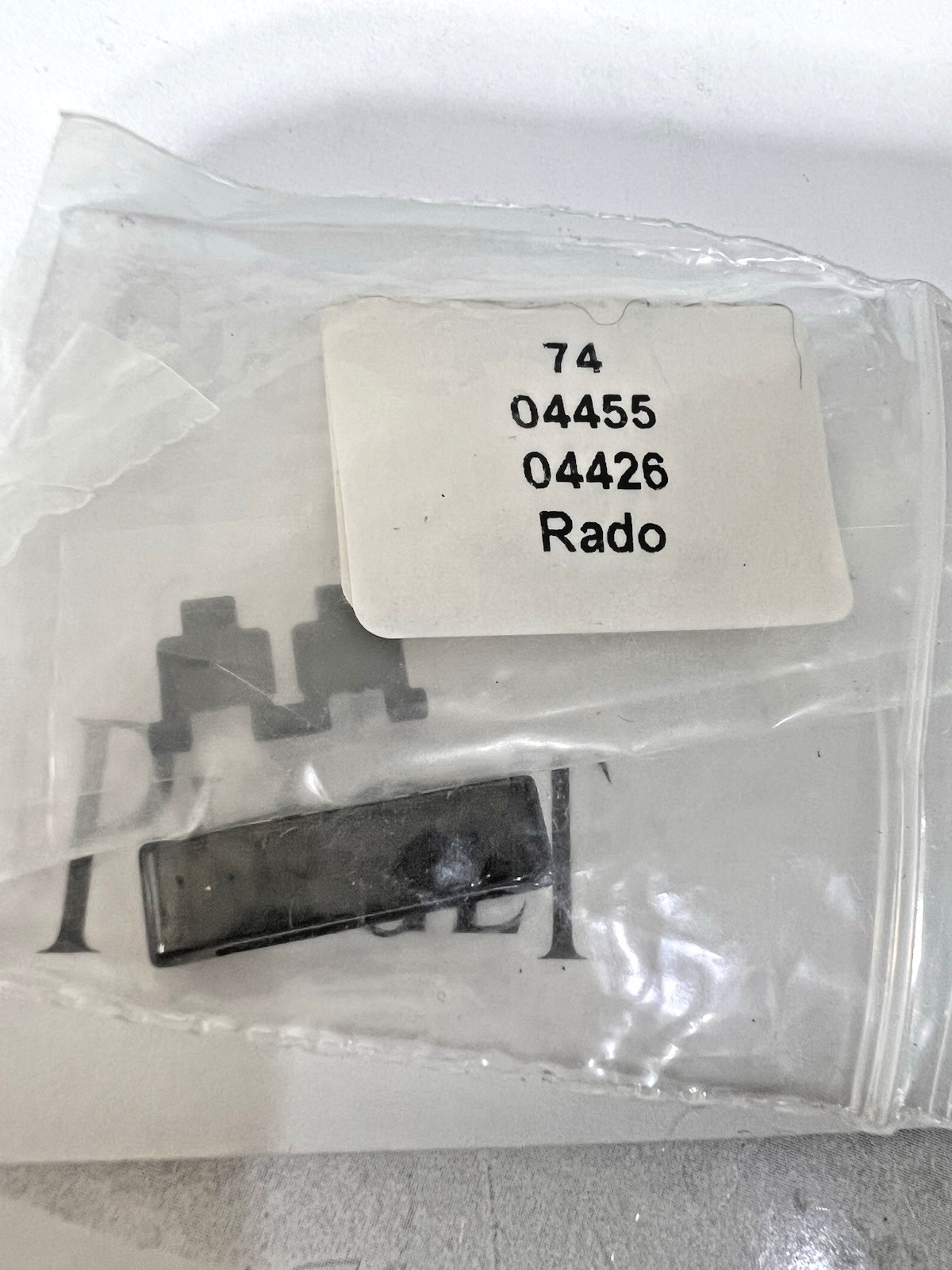 RADO WATCH LINK MEN’S SINTRA BLACK CERAMIC REF 04455 SEALED 20 MM NEW SWISS MADE
