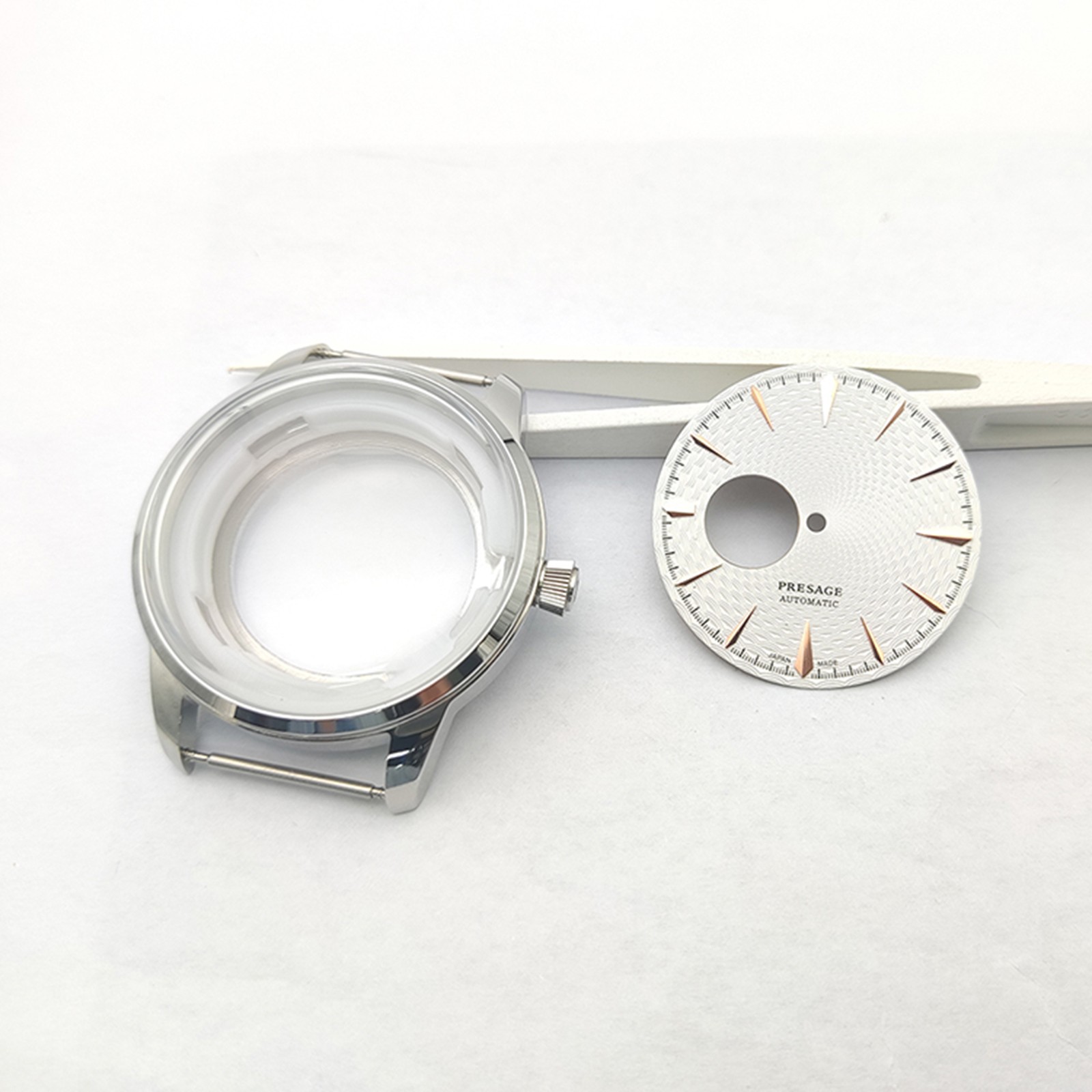 40mm Steel Watch Case Accessories for NH35A/NH36A/4R/38 Movement