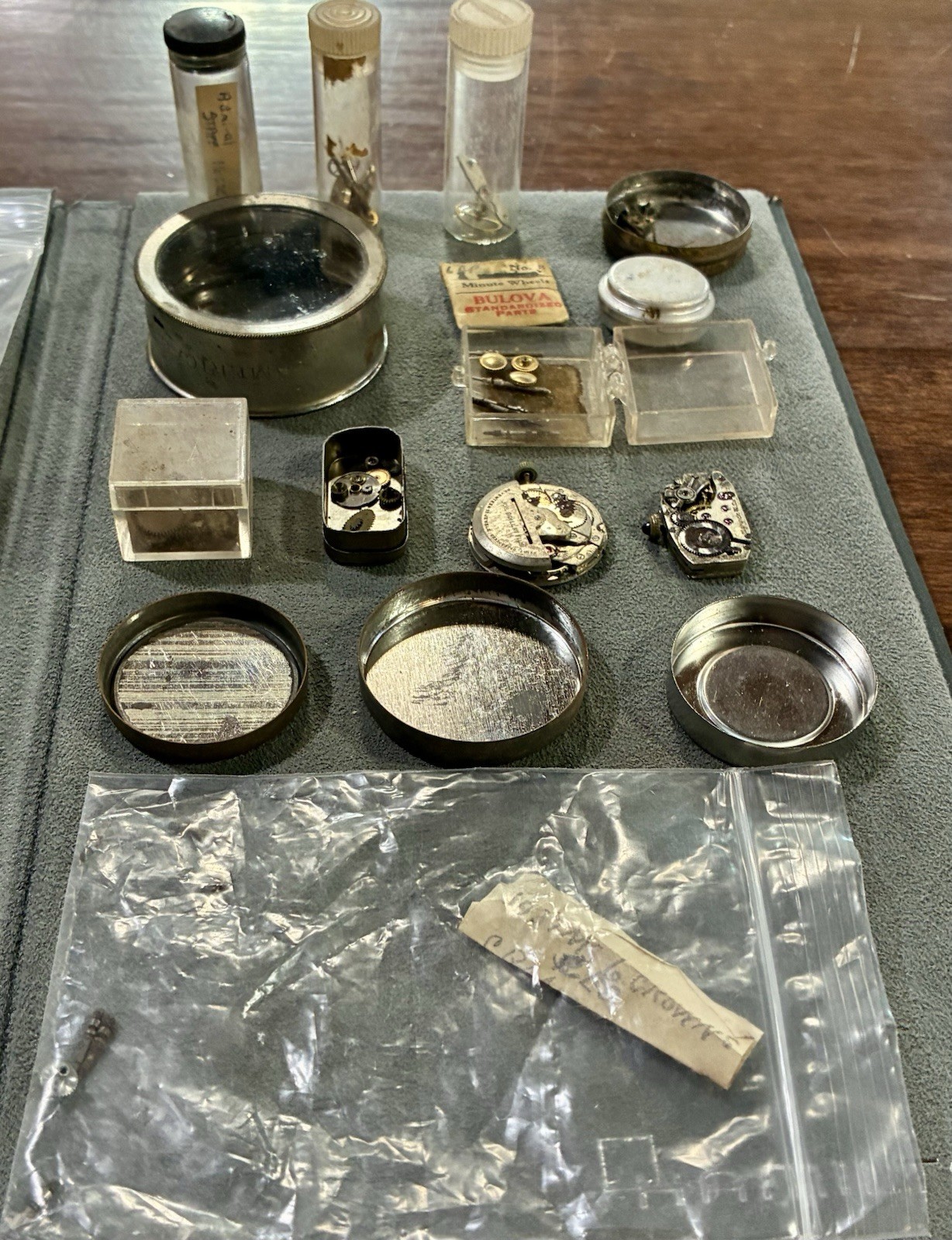 Watchmaker parts, All for repair or parts. Warwick, Jos Boillat Fils ,etc Lot #8