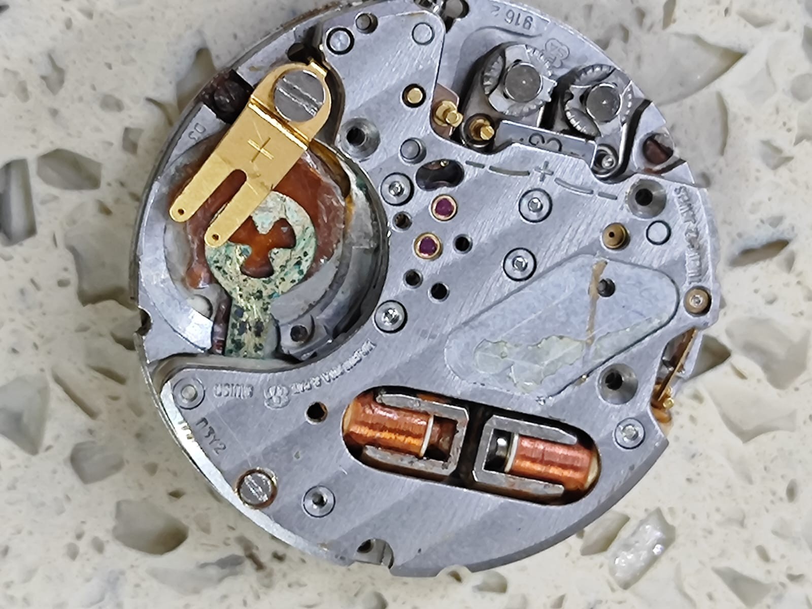 ESA 9162 Movement Not Working Part Fit Omega 1250/1260