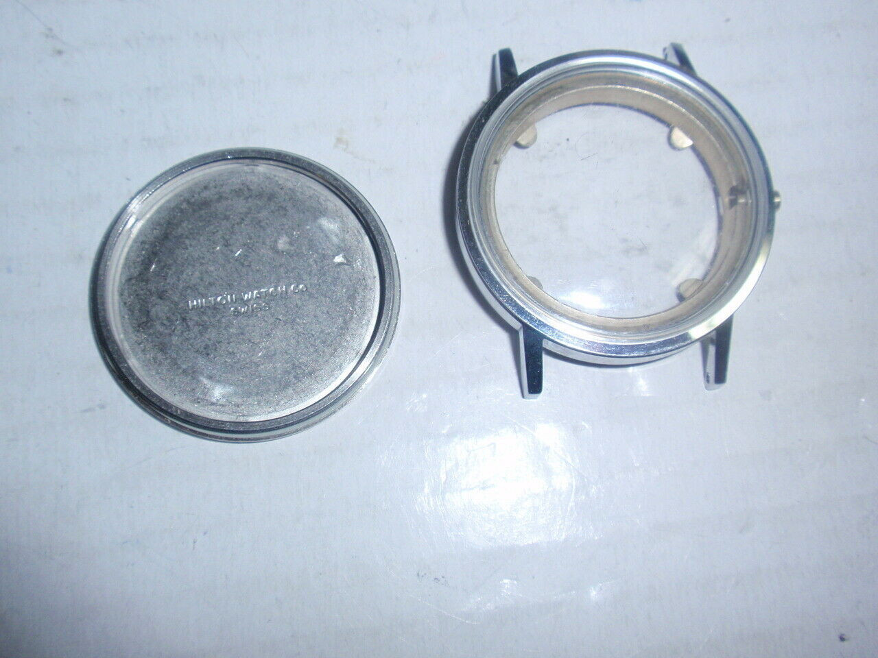 New Swiss Hilton watch Case *Internal 29mm *External 34mm ~Stainless Stee #pnw21