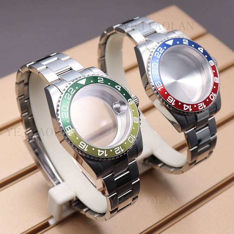 40mm Watch Case 20mm Strap Ceramic Bezel Fit Nh35 Nh36 Movement 10TAM Waterproof