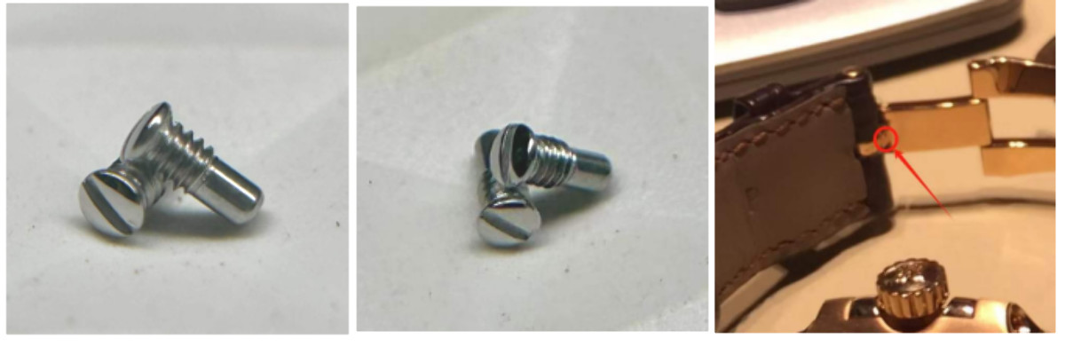 1.20mm Watch Buckle Clasp Screw for Patek Philippe Leather Strap Stainless Steel