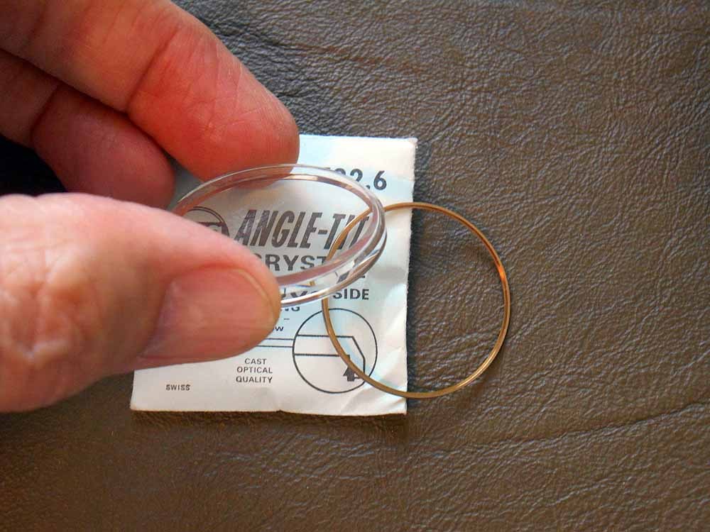 Watch Crystal Angle-Tite AT 2 Tension Rings Germanow Simon GS G-S Vintage NOS