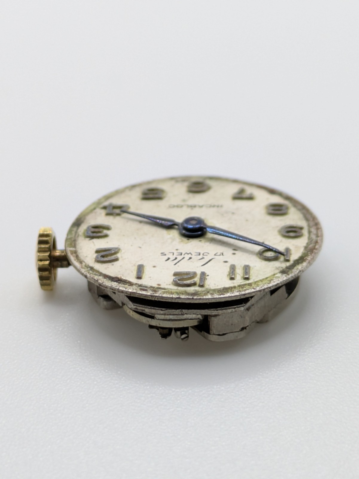 FHF ST 69-2 Manual Wind Watch Movement Incabloc 17 Jewels Swiss Made Untested