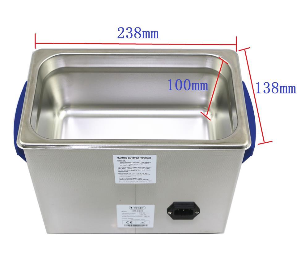 3L Ultrasonic Cleaner Bath Degas Sweep 40KHz DR-DS30 For Dental Lab Equipment