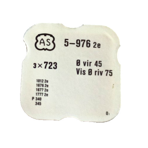 AS 976 BALANCE STAFF .75 H watch part #723/514 (2-pack)