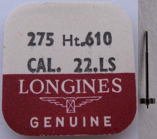 Longines 22LS sweep second pinion part 275 h=6.10 millimeters