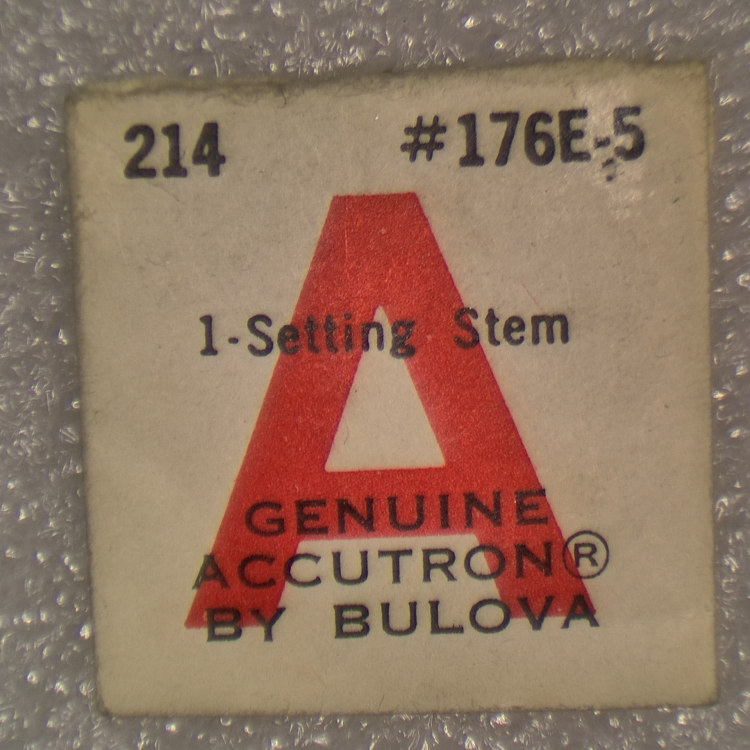 NOS Genuine Bulova Accutron 214 Setting Stem 176E-5 Watch Part