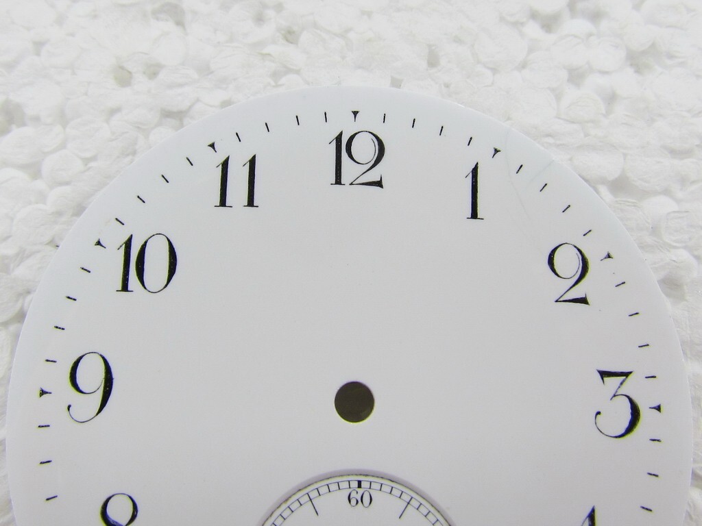 Omega Antique Swiss Original Porcelain Dial (Watch-face) 44 mm for Pocket Watch