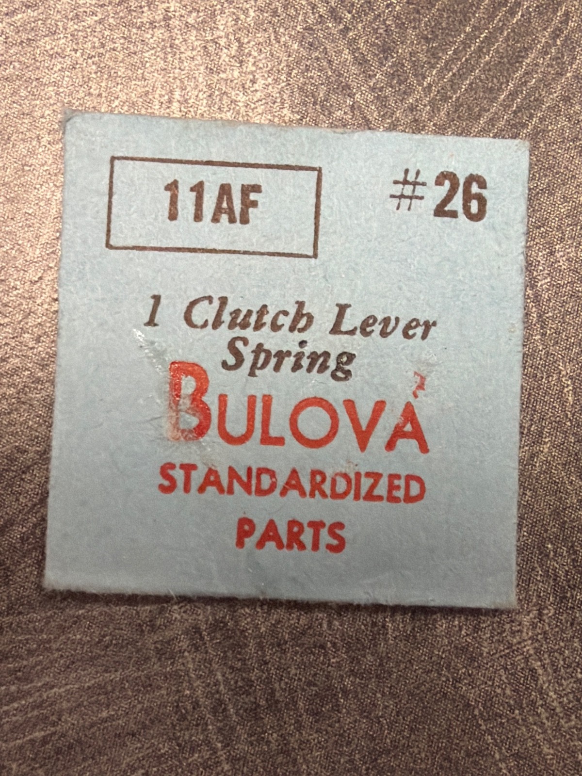 Bulova #26 Clutch Lever Spring NOS – Various Calibers – Factory Sealed