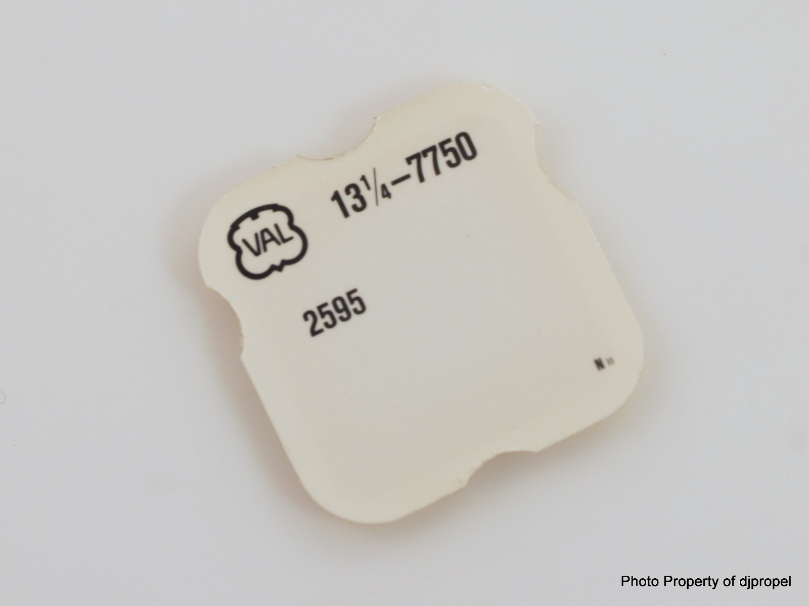 Valjoux 7750 Part #2595 Date Jumper Maintaining Plate-New Old Stock!!