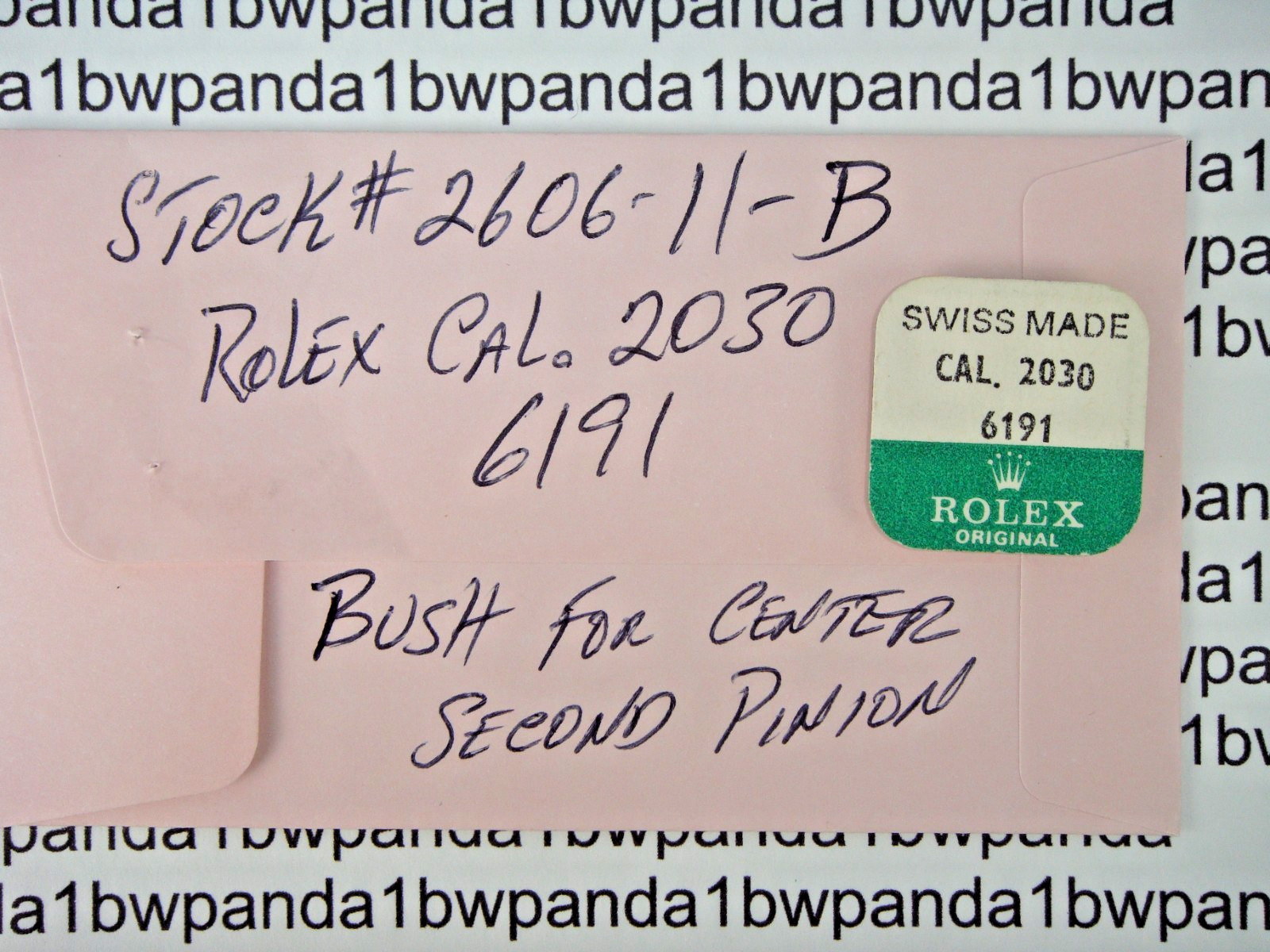 OEM Rolex Calibers 2035 & 2030-6191 BUSH FOR CENTRE SECOND PINION=NOS New Sealed
