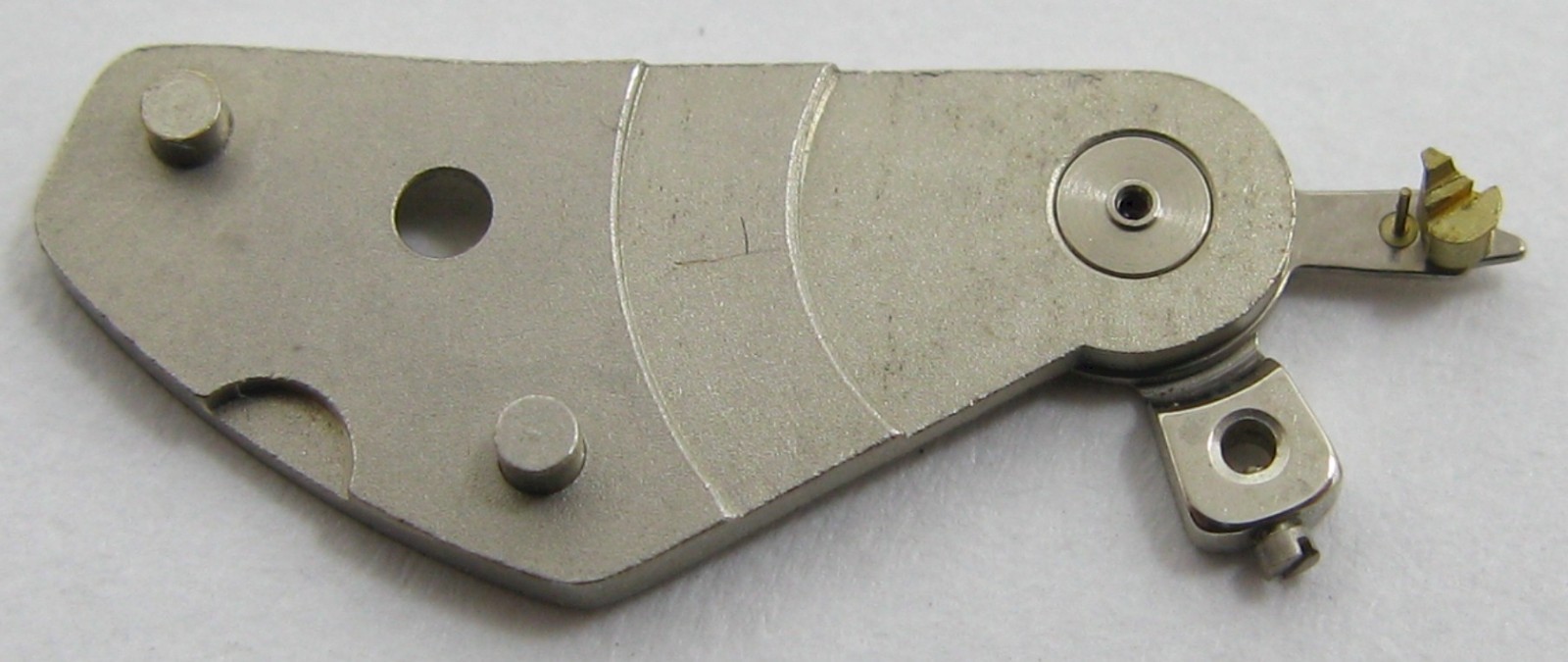 Poljot 3133 chronograph watch movement part complete balance wheel bridge