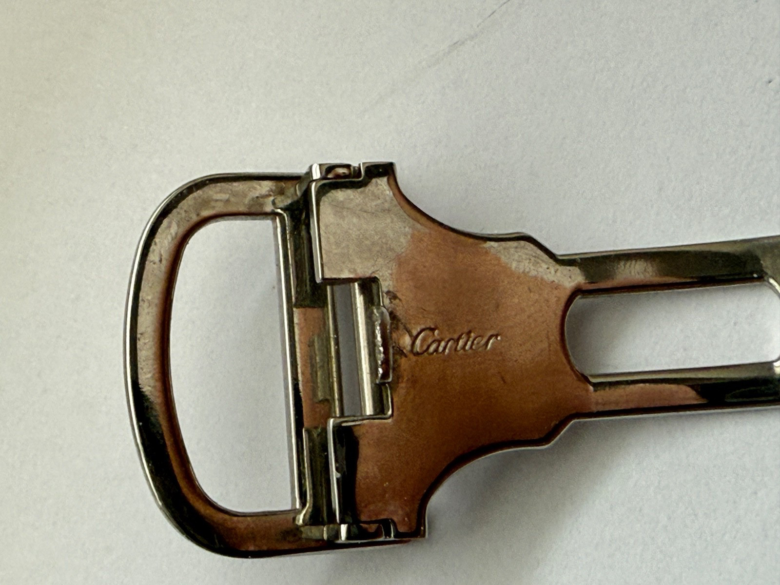 Genuine Cartier Swiss Made Stainless Steel Deployant Deployment Clasp 18mm