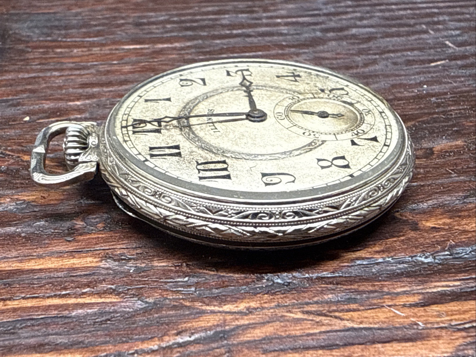 1925 Illinois Model 3 Grade Autocrat 17J 12s Pocket Watch Movement – Running