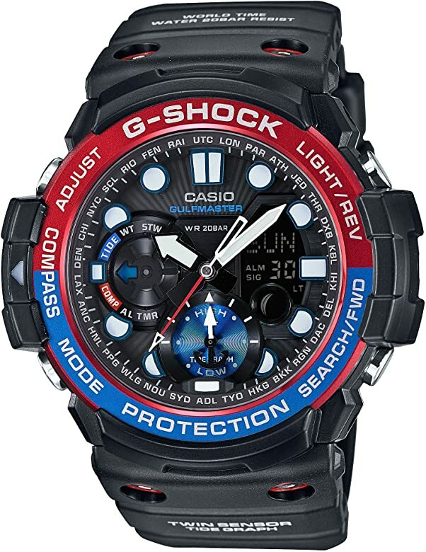 Casio G-Shock Gulfmaster GN-1000 GN-1000B black resin watch case cover, bezel