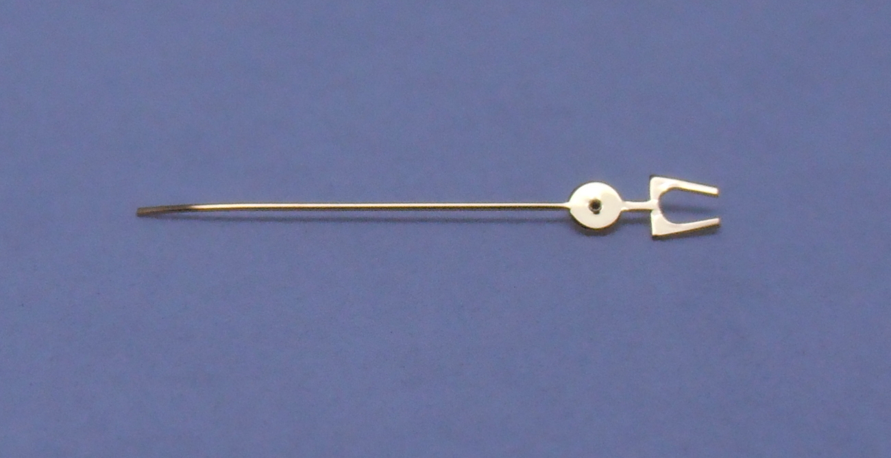 Bulova Accutron Fork style sweep hand shinny yellow gold color 214